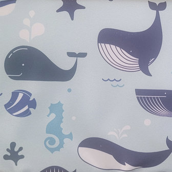 11 HappySwimmer – Puddle Jumper Armbinden/Schwimmweste für Kleinkinder und Kinder im Vorschulalter mit Wal-Print
